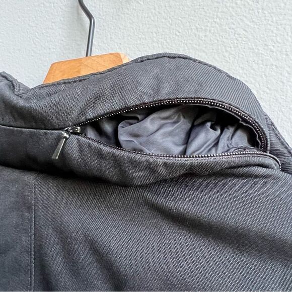 Columbia Women’s Weatherproof Black Moto Jacket with Hidden Hood Size Small - Picture 10 of 13